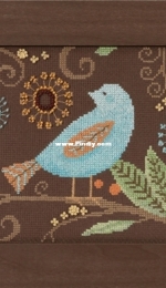 Mill Hill DM30-1814 - Aqua Bird by Debbie Mumm XSD