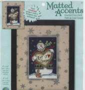 Dimensions - Matted Accents 8701 Holiday Snowman
