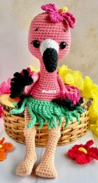 Bhindi Crochet - Celeste Ronzano - Florencia Flamingo - Florencia Flamenca - Spanish