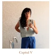 Capital V by Rosa Pomar