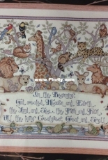 Design Works 9679 In The Beginning Animals by Joan Elliott PCS