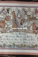 Design Works 9679 In The Beginning Animals by Joan Elliott PCS