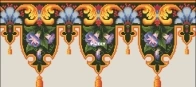 Carl F.W. Wicht - 1630 - Floral border  PCS7/PCS11
