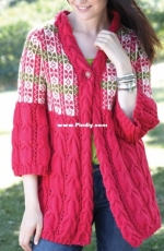 Yarnspirations - Patons Swingy Cardigan - Free