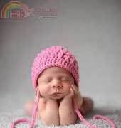 Ripple Baby Bonnet by Crochet by Jennifer