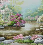 Tian Yi TY-221665 Gazebo in bloom