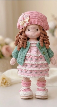 Tutitas Tejedoras - Tuti Belén - Daniela Inostroza Daroch  - July Doll - Muñeca July - Spanish