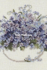 Oehlenschloger Design OOE 76444 - Forget Me Nots in Vase