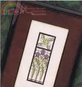 Calico Crossroads - Iris Window Garden by Linda Connors