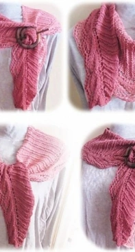 BE MINE Not-a-Shawl by Deborah Tomasello-Free