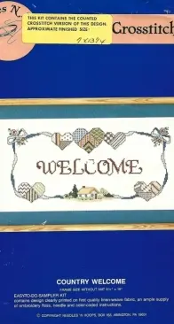 Needles 'N Hoops - No. 533 - Country Welcome