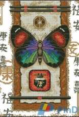 Dimensions 00342 Oriental Butterfly (xsd + pcs)
