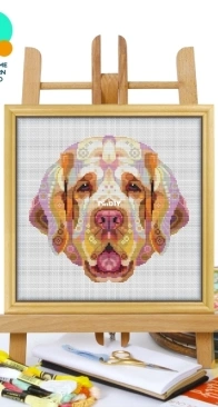 Awesome Pattern Studio - CS2211 - Mandala Clumber Spaniel XSD