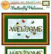 Cross My Heart CSB-279 Butterfly Welcome