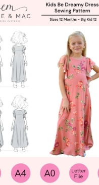 Ellie and Mac - Be Dreamy Dress - Sizes 12 Months - 12 Years