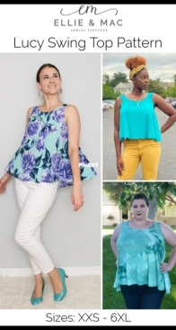 Ellie and Mac - Lucy Swing Top - Sizes XXS-6XL
