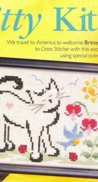Britty Kitty with Flowers by Brittercup Designs from Cross Stitcher 183 PCS + XSD