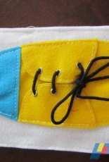 Felt board - shoe laces