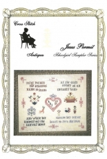 Cross Stitch Antiques - Jesus Permit - Schoolgirl sampler series