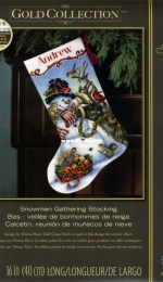 Dimensions - The Gold Collection 70-08866 Snowmen Gathering Stocking XSD
