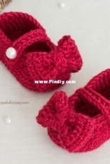 Hopeful Honey - Olivia Kent - Ruby Red Mary Jane Booties - Free