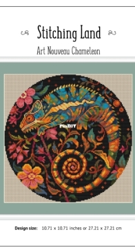 Stitching Land - Art Nouveau Chamaleon XSD + PCS