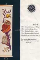 Odense Broderie 5122 - Owl Mini Bellpull