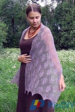 Nuolitanssi Shawl by Elina Urmas-English,Finnish-Free