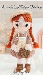Green Frog Crochet - Thuy Anh - Đặng Thùy Anh - Anne of Green Gables - Ana de las Tejas Verdes- Spanish