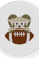 Daily Cross Stitch - Football Ram