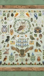 OwlForest Embroidery 0100-SS-B - 100 Owls PCS