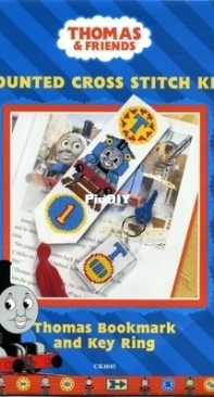 DMC K4045 Thomas and Friends Thomas Bookmark and Key Ring