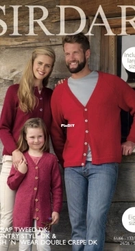 Sirdar 7980 Family Cardigans