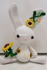 Amigurumi Sun Flower Bunny