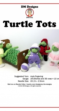 Turtle Tots pattern by DM Designs