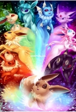 HAED MINI The Possibilities Eveelution Rainbow by Alyssa Gerwig