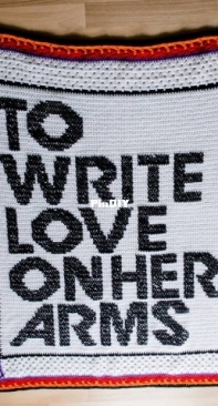 To Write Love On Her Arms Crochet Blanket