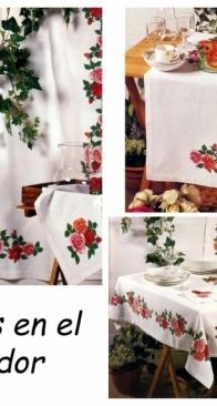 Labores del Hogar Coleccion 39 - Rosas en el comedor - XSD + PAT