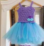 Tutu Dress Crochet Pattern,sizes 3-10 years