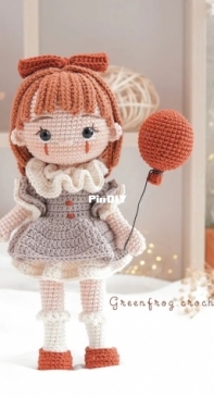 Green Frog Crochet - Thuy Anh - Đặng Thùy Anh - Penny the Clown - French