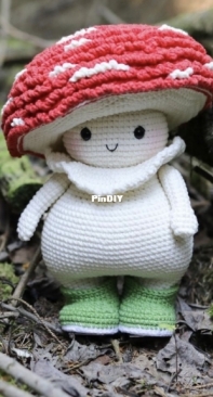 My Crochet Wonders - Marina Chuchkalova - Mushroom dude