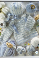 Unknown Designer -white and blue Suit -Russian Translated