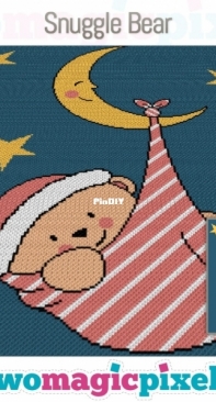 Two Magic Pixels - Snuggle Bear