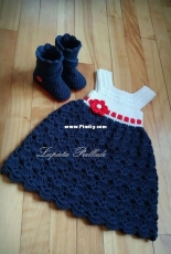 Crochet girl dress