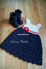 Crochet girl dress
