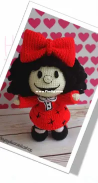 Handmade Yaya La  Arañita - Delia Cecilia Silgado Martinez  - Amigurumi Mafalda