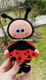 Havva Designs - Havva Unlu - Mini Bonnie with ladybug Costume -  Mini Bonnie Uğurböceği Costume - Turkish