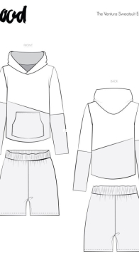 Mood Fabrics - MDF 372 -  The Ventura Sweatsuit Ensemble - Size 0-32