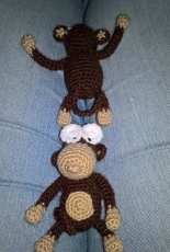 Two monkeys.