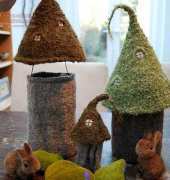 Fairy Castles Needlecase by Tiny Owl Knits